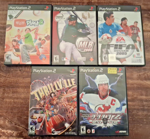 Ps2 game lot - lot, thrillville