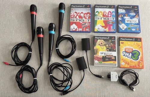 Singstar set 4 mikrofone - singstar,